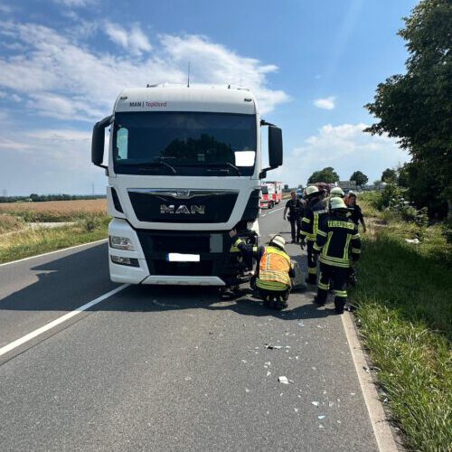 Einsatz Nr. 20/24 – Verkehrsunfall B44 mit Folgen