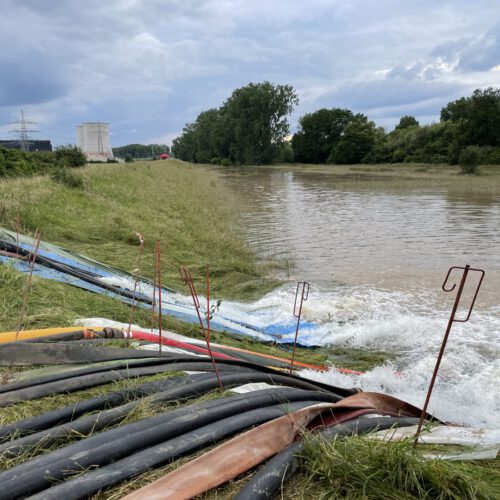 Feuerwehr Groß-Rohrheim im Hochwassereinsatz
